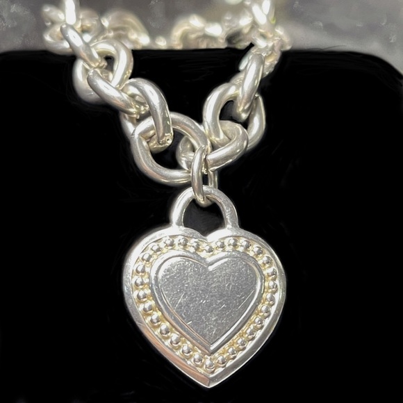 Judith Ripka Sterling Silver Bracelet with Heart Charm - Picture 2 of 10